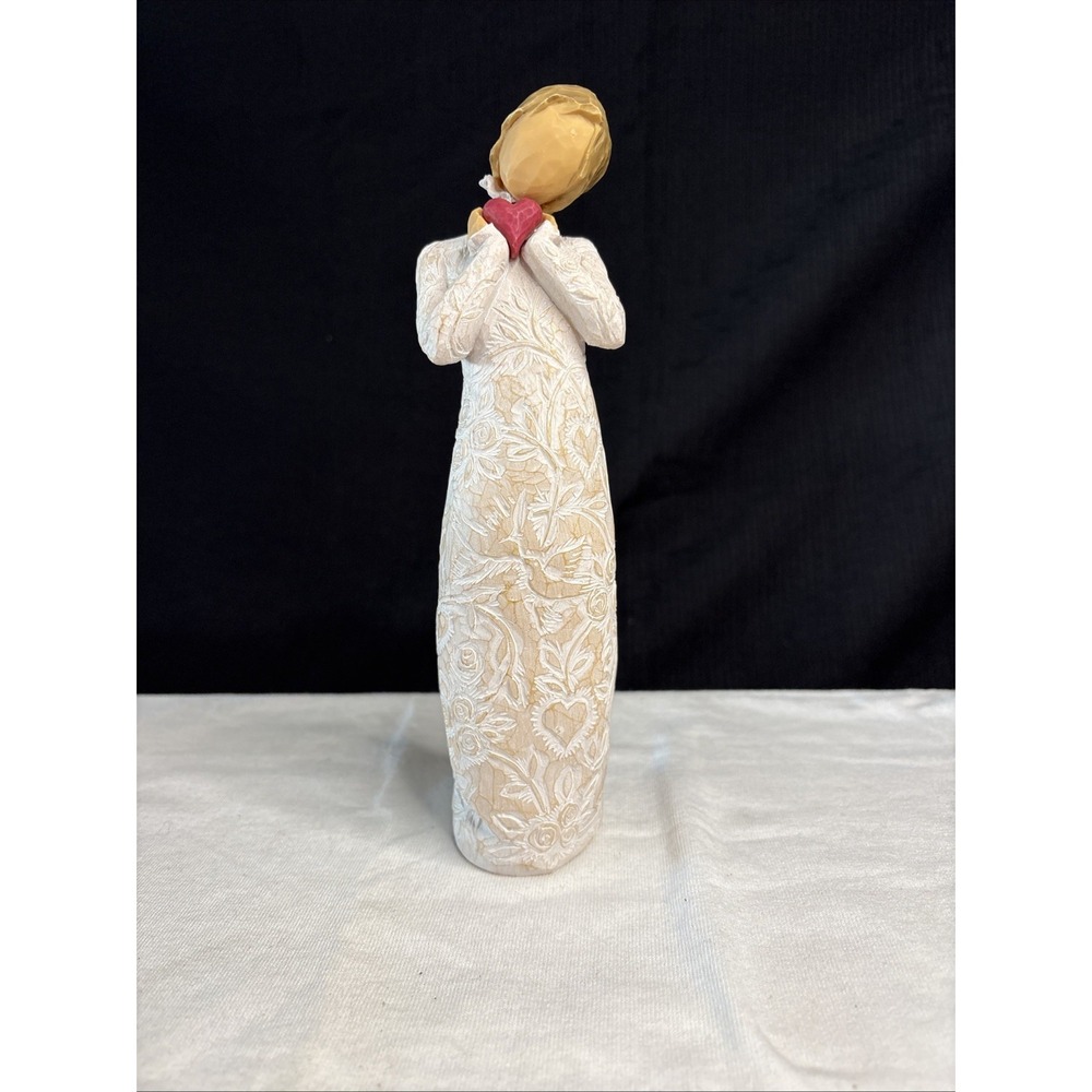 Willow Tree Je t'aime (I Love You) Heart Figurine by Susan Lordi Demdaco 2009